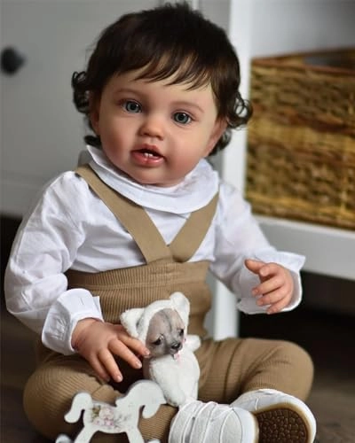 Anano Reborn Baby Doll - 24 in Silicone Vinyl Toddler Girl Ages 3+