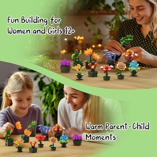 Succulent Flower Building Set (10001)