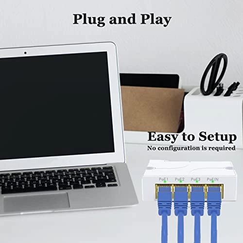 POE5005G - 48-57V 15W 3 ports IEEE 802.3af/at 10/100/1000Mbps