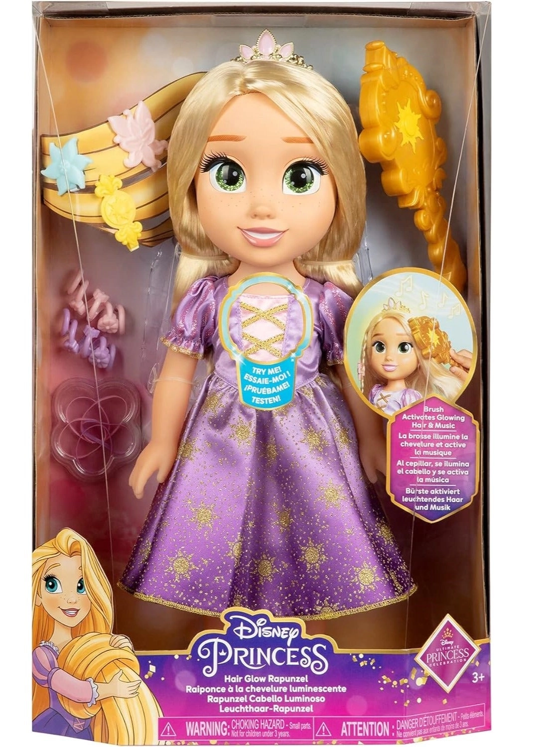 Rapunzel Doll - 32 inches 11-point articulation Ages 3+