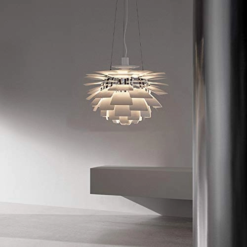 Creativity Personality Chandelier - E27 1-Light Outer white inner chrome 38*40cm