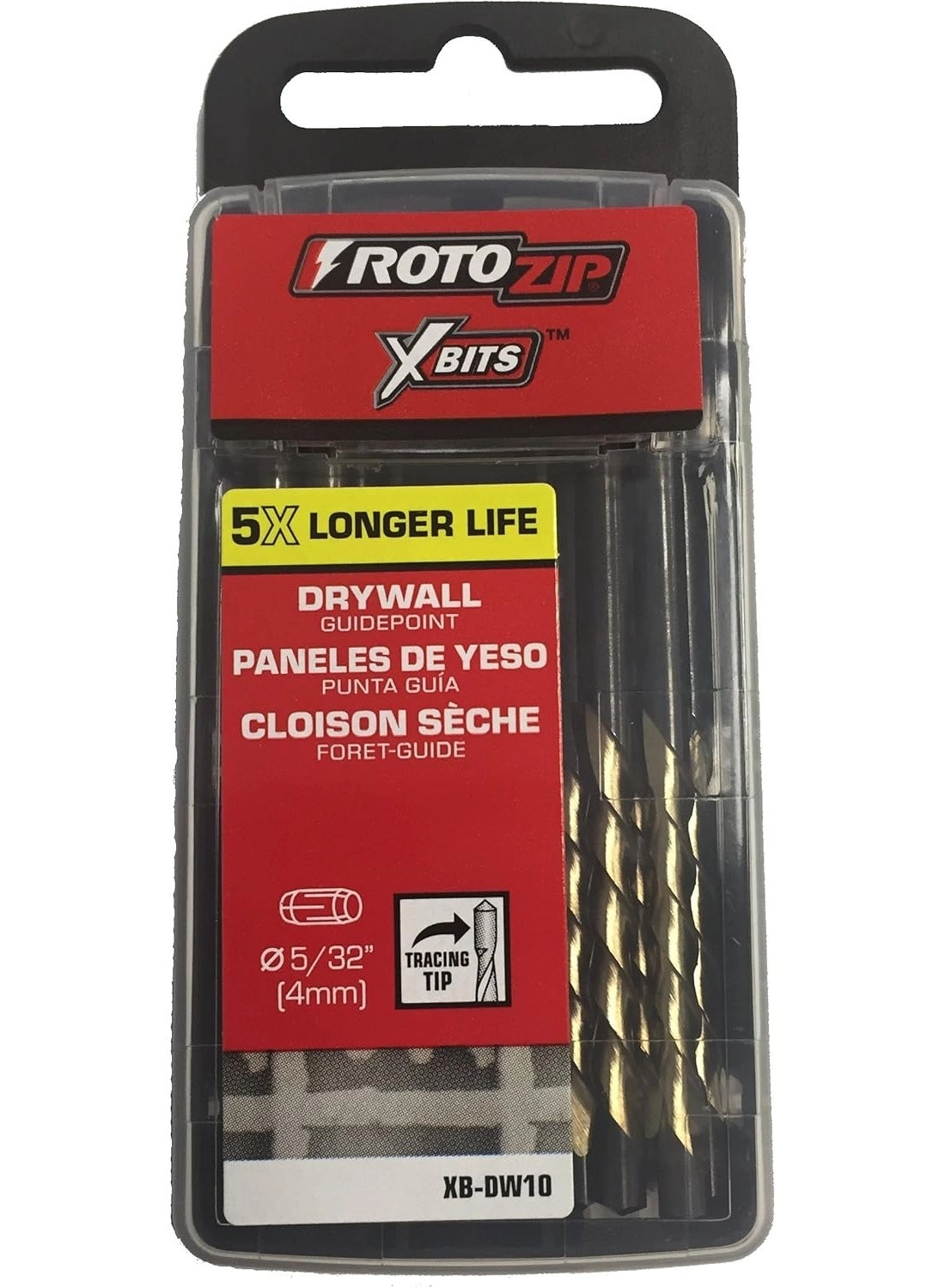 X-Bits - HIGH SPEED STEEL 10 BITS PER PACK 5/32"