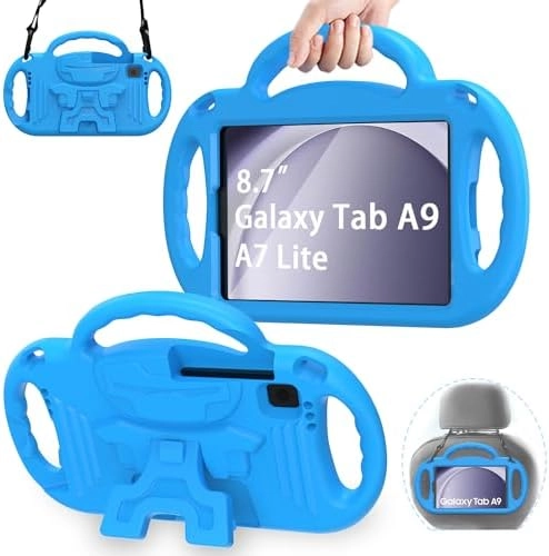 GLADPURE Soap Case with Shoulder Strap for Galaxy Tab A7 lite 8.7-inch (2021)