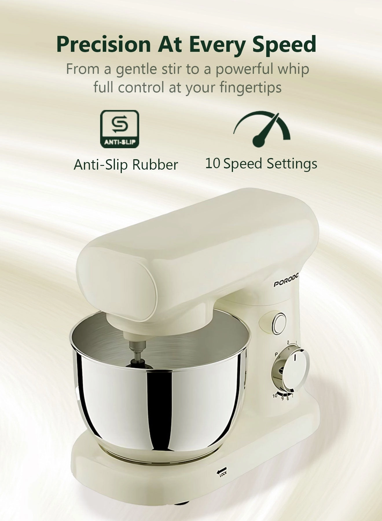 Tilt-Head Electric Household Stand Mixer - 2 L 400 W