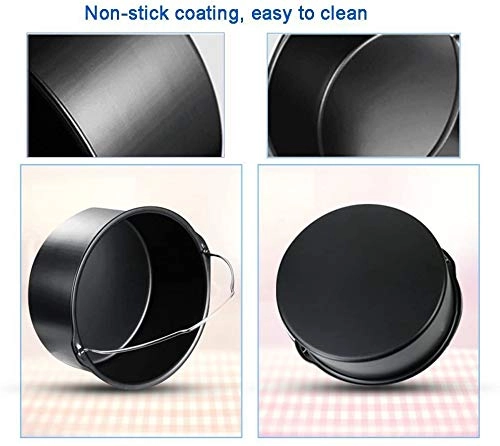 Cake Barrel + Pizza Pan + Metal Holder + Double Layer Rack + Silicone Mat - Stainless Steel 5-PCS