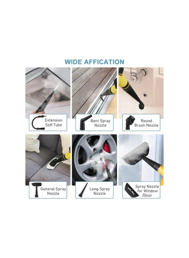 Portable Handheld Steam Cleaner - 1000W Multifunctional 9PCS Accessory