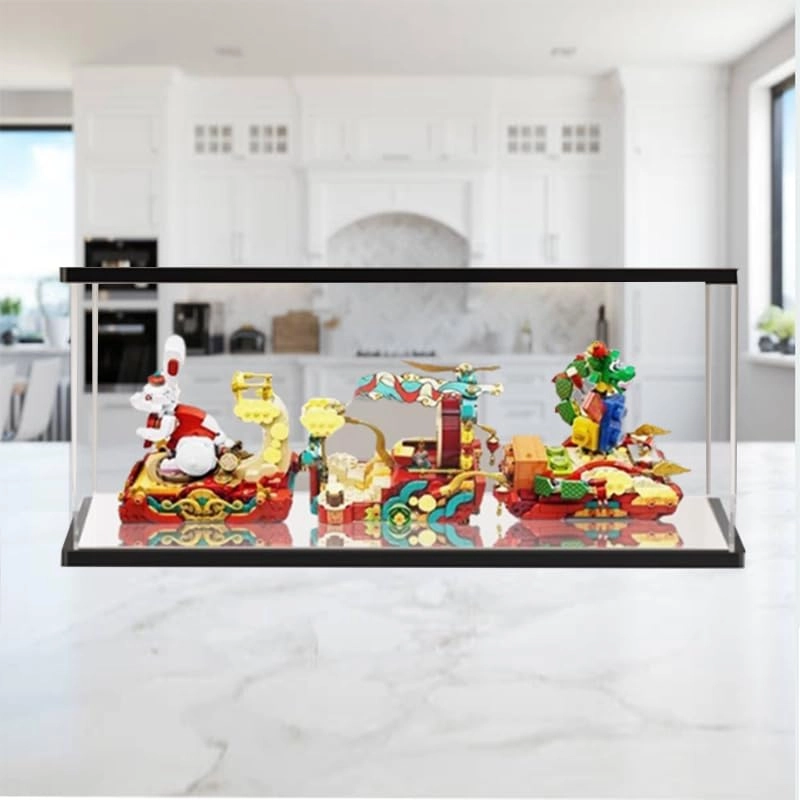 Clear Acrylic Display Case - 50x20x20cm