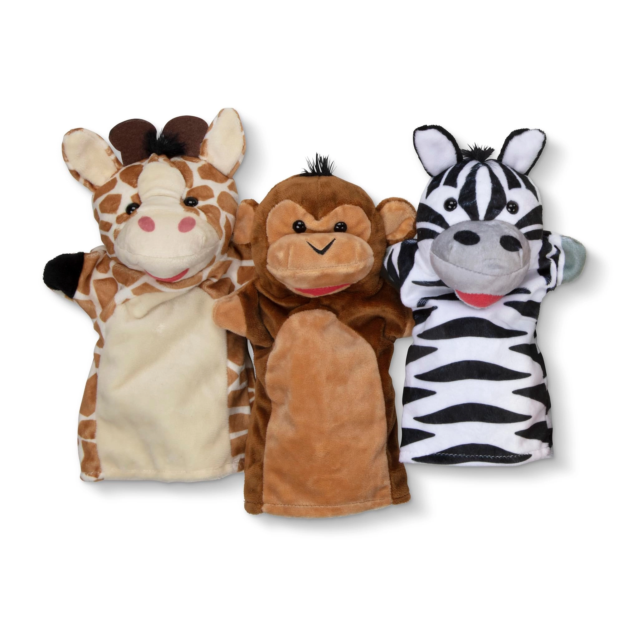 Safari Buddies - Hand Puppets 6 Pieces