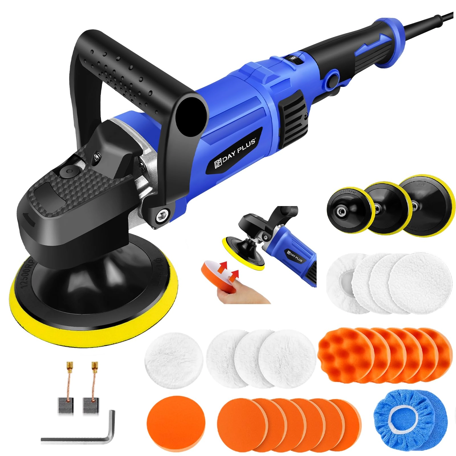 autofu Car Polisher - 1400W 125/150/180mm