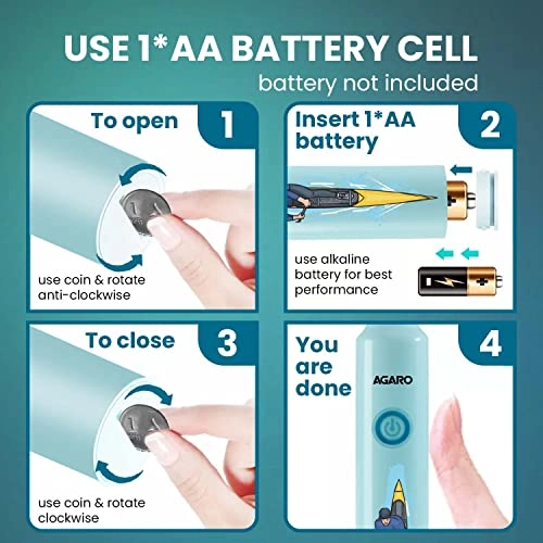 Rex Dlx Sonic - AA Battery 6 Brushing Modes 2 Brush Heads