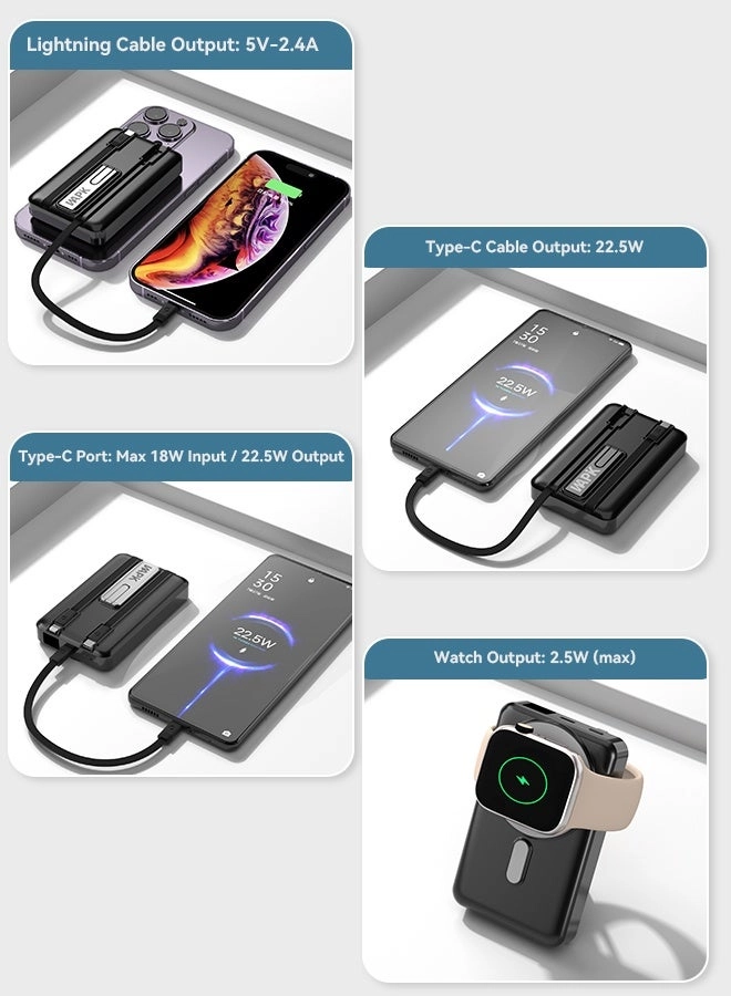 M6 - 10000 mAh 22.5 W Fast charging Wireless charging