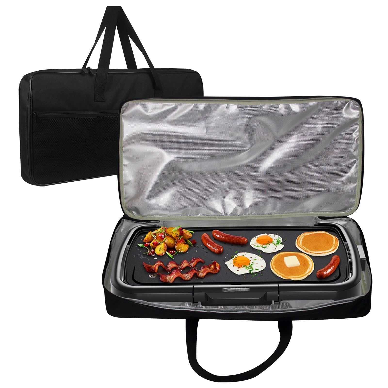 EiiJugaloo Pancake Griddle Travel Bag - 11.8"D x24"W x2.8"H Black