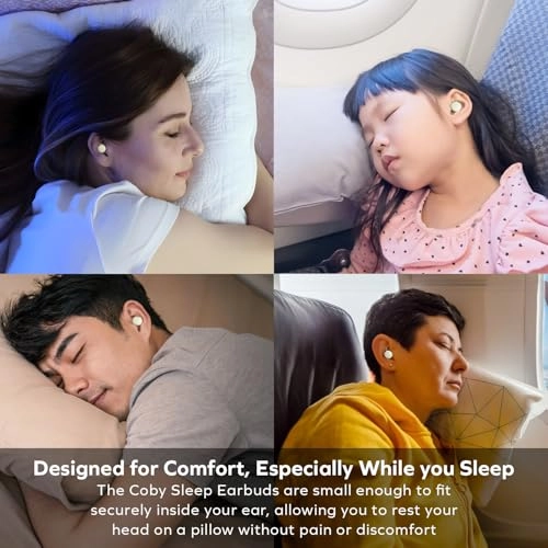 Sleep Earbuds - Beige Bluetooth V5.3 4 Hours