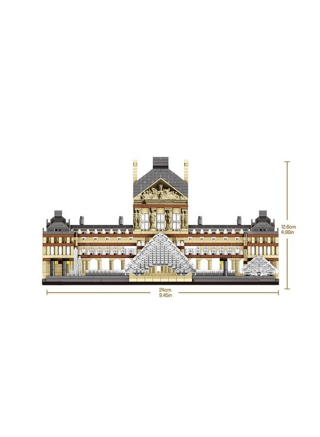 Architecture Louvre Micro Building Blocks Set