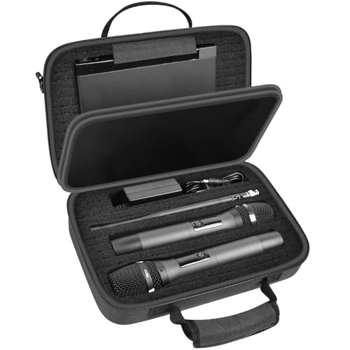 ANKHOH Wireless Microphone Case - Dual Mic DIY Foam Black