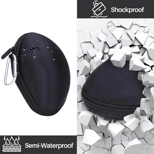 Hard Case Compatible with Ergo M575 / Ergo M575S / MX Ergo / MX Ergo S Trackball Mouse - Black Waterproof