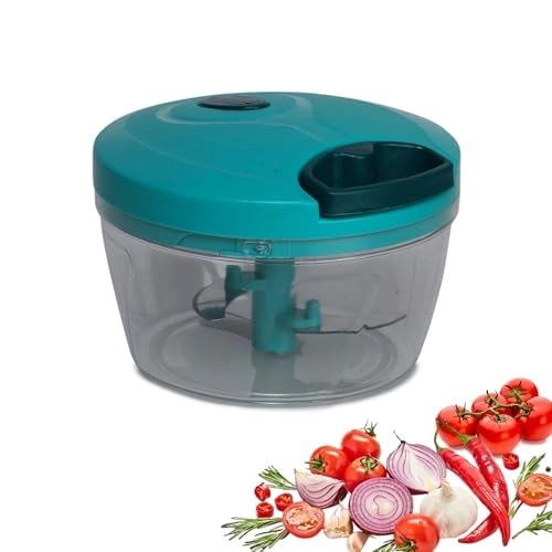 Vegetable Manual Chopper - 500ml 3 Blades