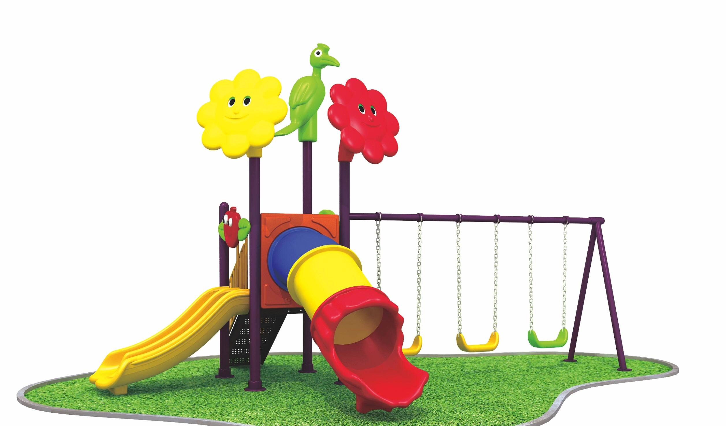 Rainbow Toys RW-12019 - 530×380×300cm Outdoor Playground Set
