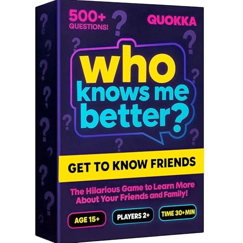 Who Knows Me Better - Card Quiz Game