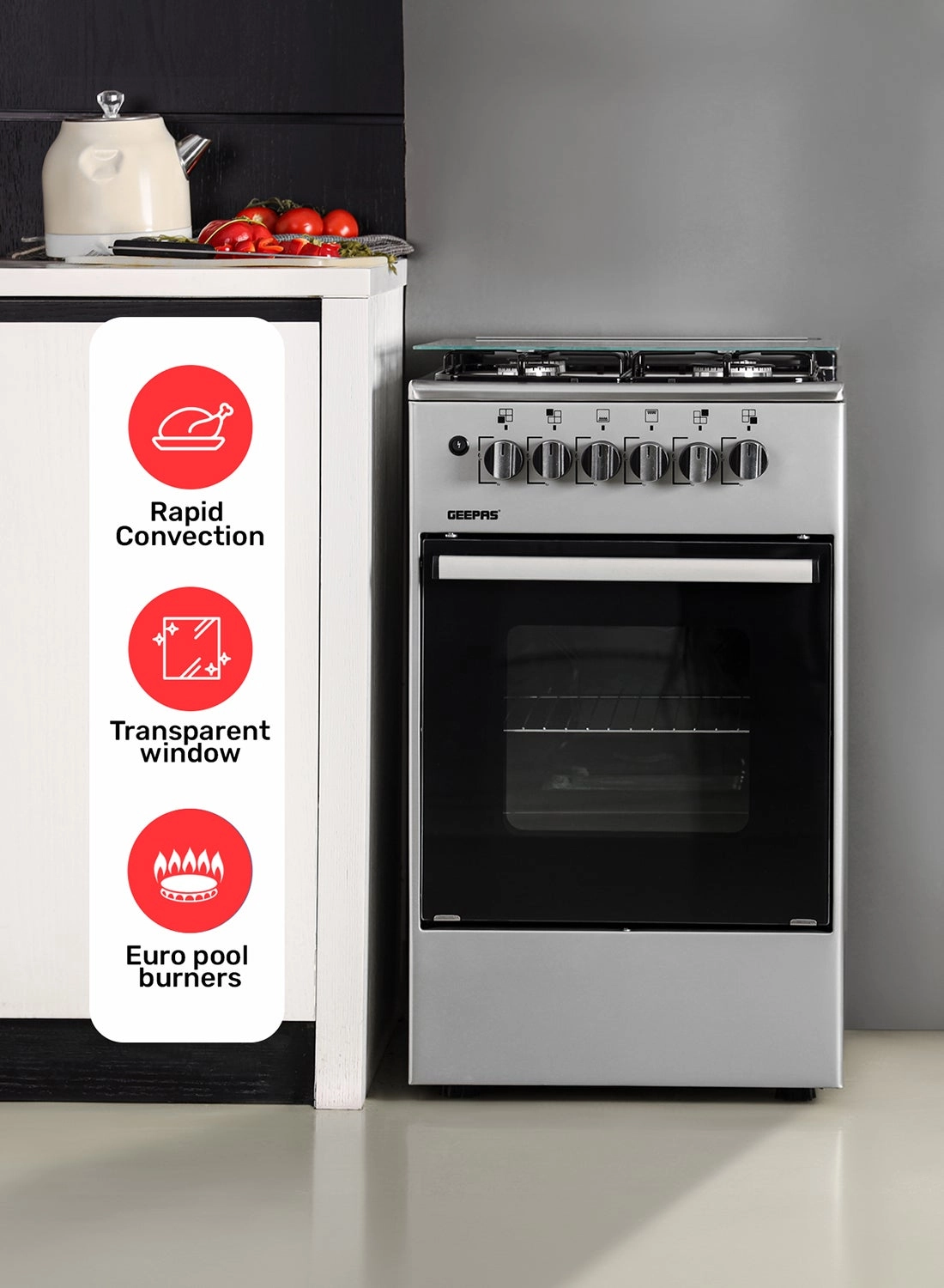 GCR5555 GAS Cooker