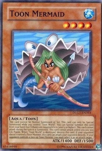 Konami Yu-Gi-Oh! Toon Mermaid DLG1-EN064 - 1pcs Unlimited Edition