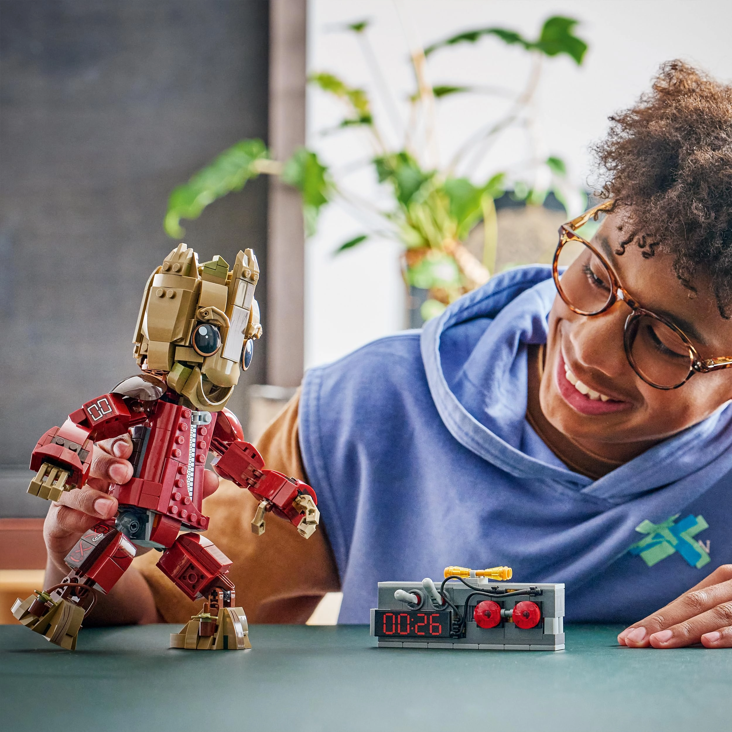 Marvel LEGO Ravager Jumpsuit Groot (76341)