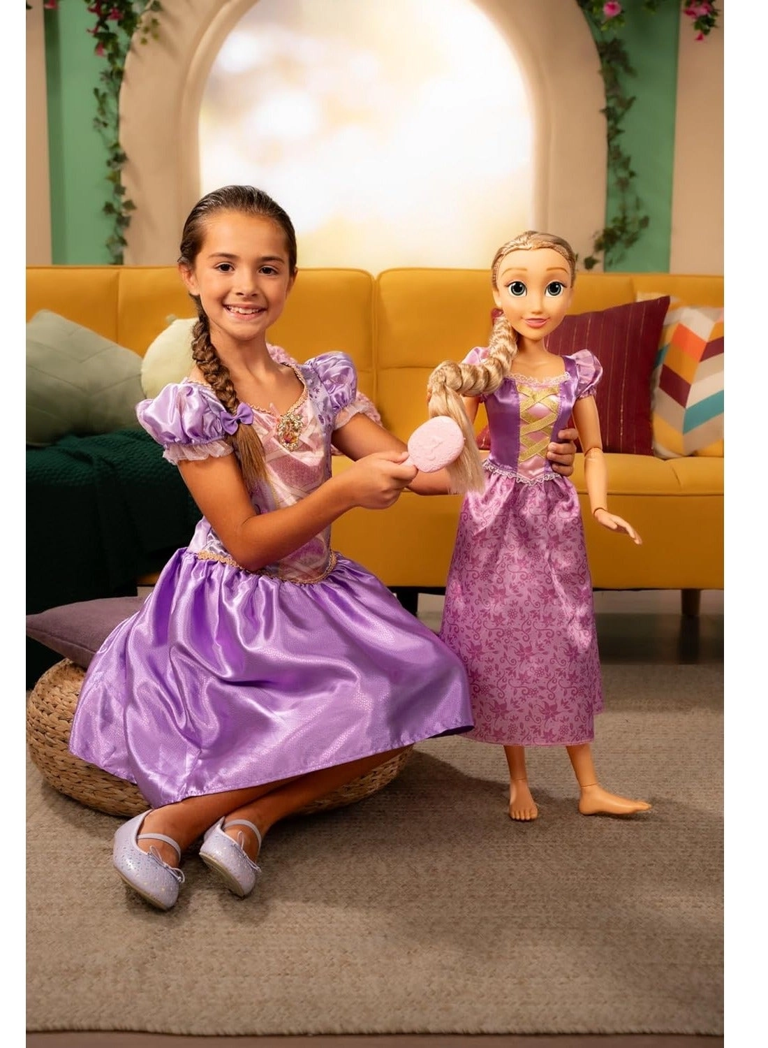 Rapunzel Doll - 32 inches 11-point articulation Ages 3+
