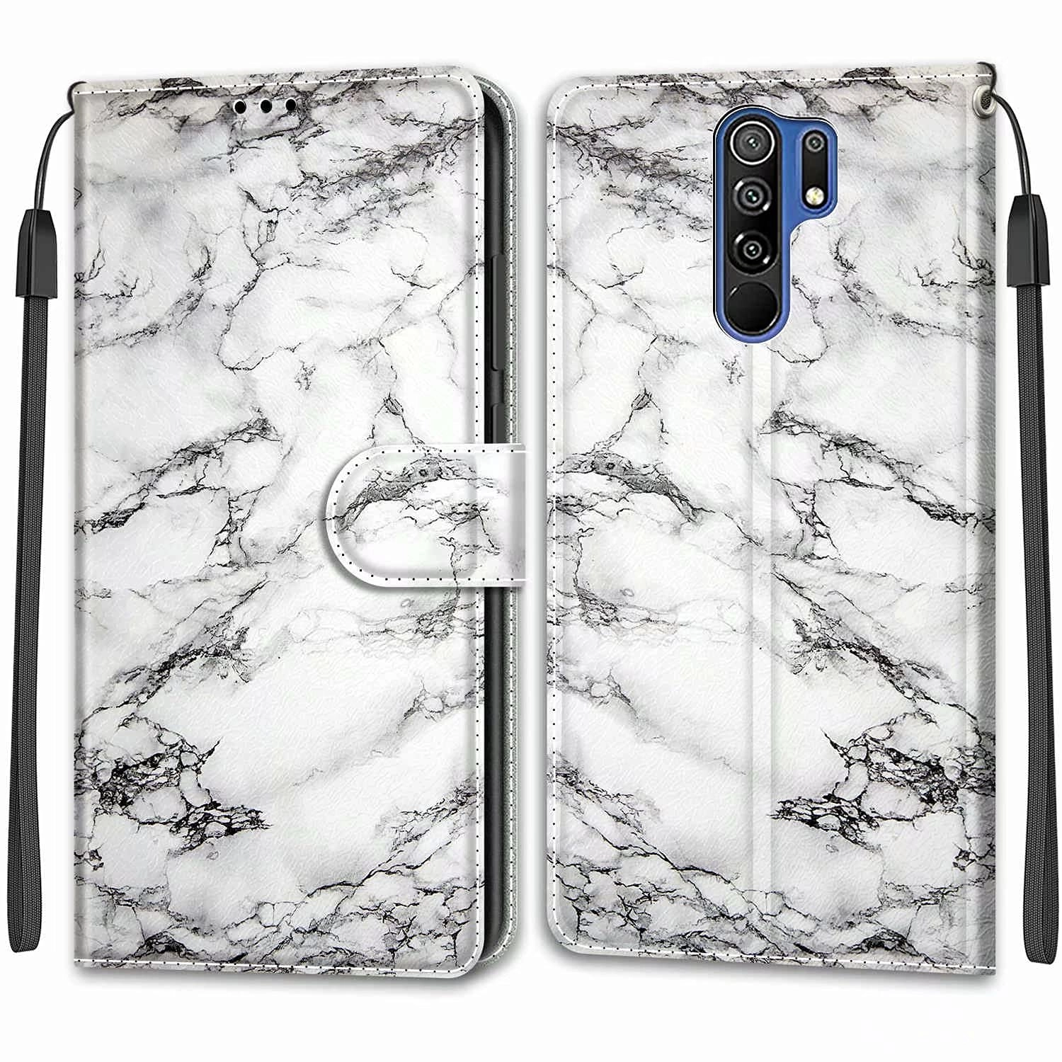 Wallet Case for Xiaomi Redmi 9 - PU Leather + Tpu