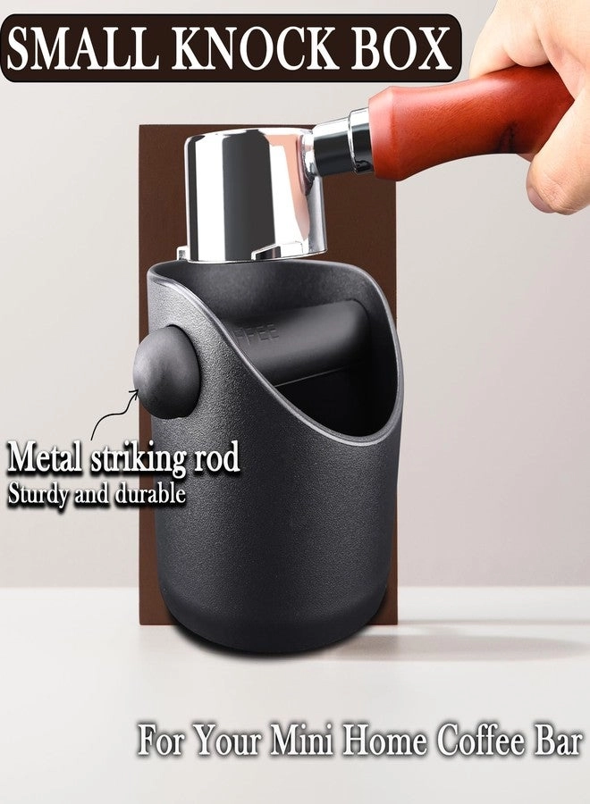 Compact Knock Box - 4"x4" Shock Absorbent Non-Slip Base Dishwasher Safe