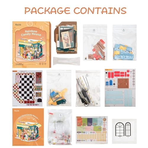 DG158 - Rainbow Candy House 1:20