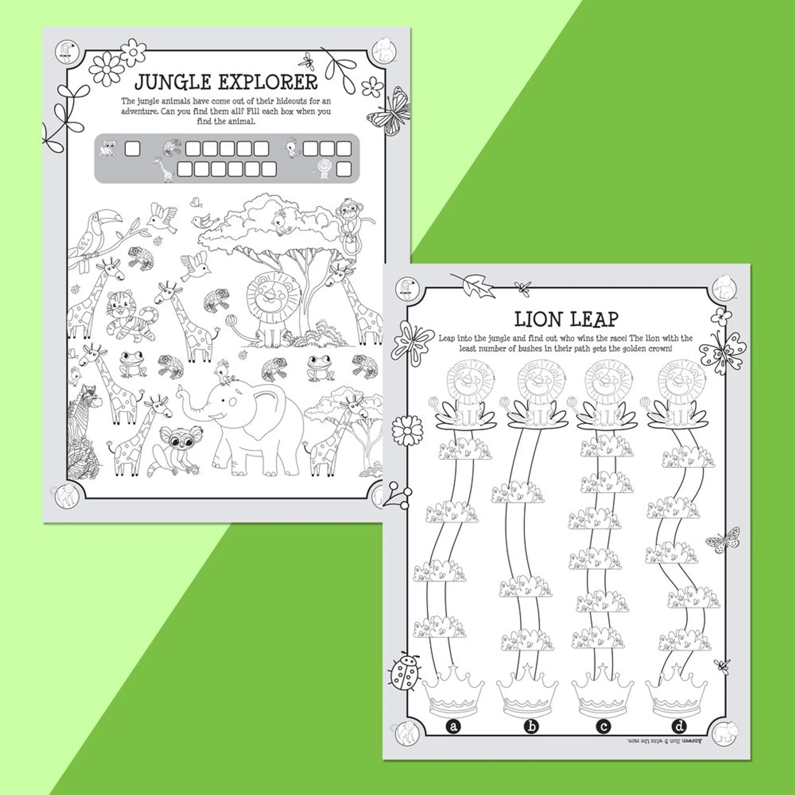 Scratch Surprise Art & Craft Activity Kit - Jungle Joy - 3+ years