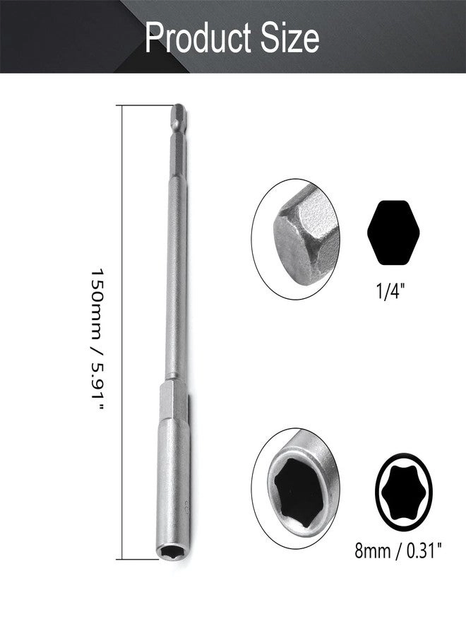 Quick Change Bit Holder - 150mm 1/4" Hex