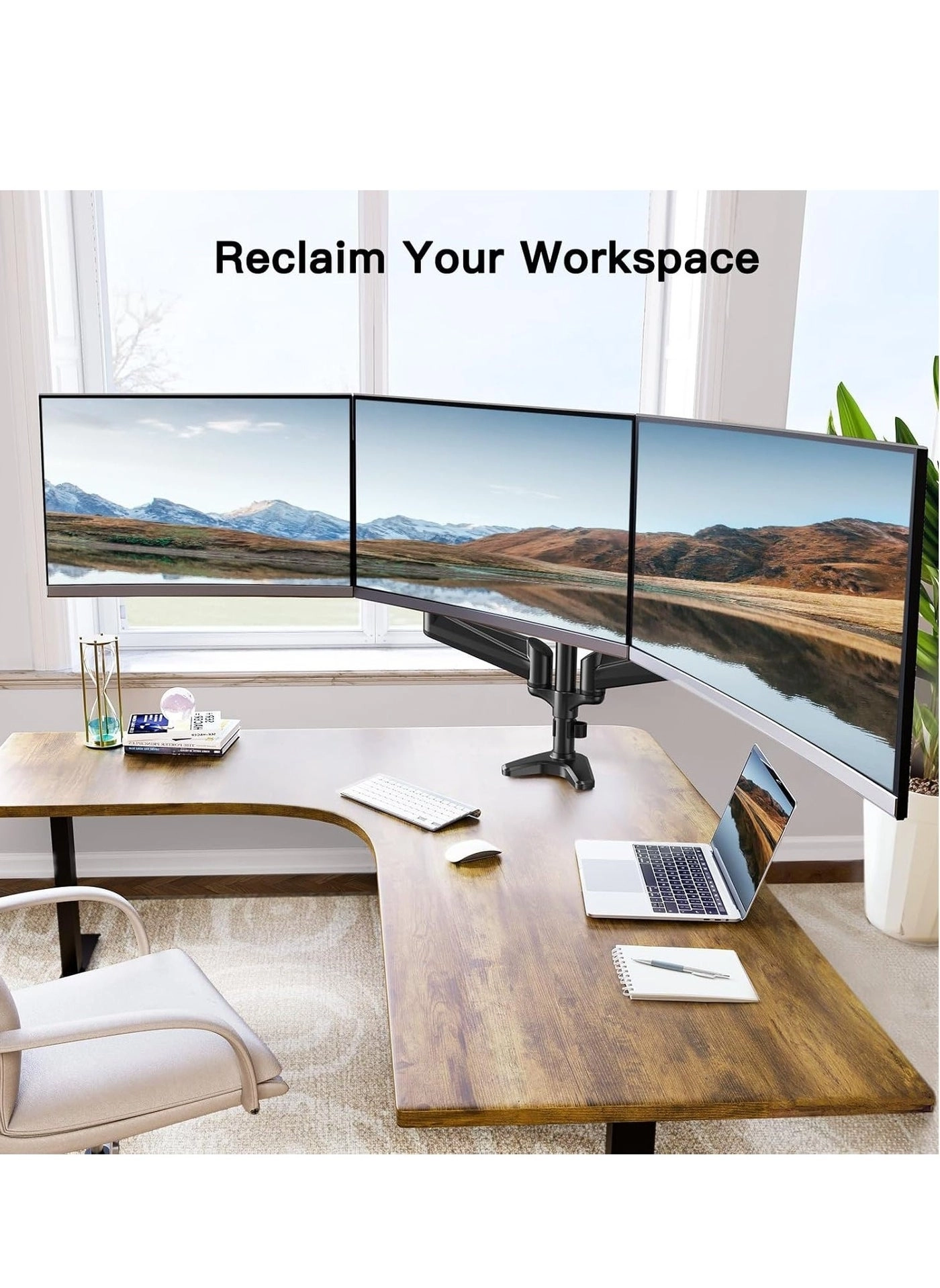 Triple Monitor Mount - 3 24”-32”