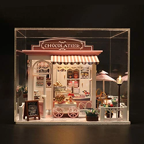 Dollhouse Miniature DIY Mini House Kit Gift Set