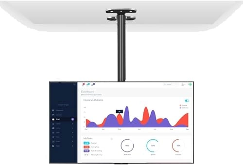 TV Ceiling Mount - 80kg 37-85 inch