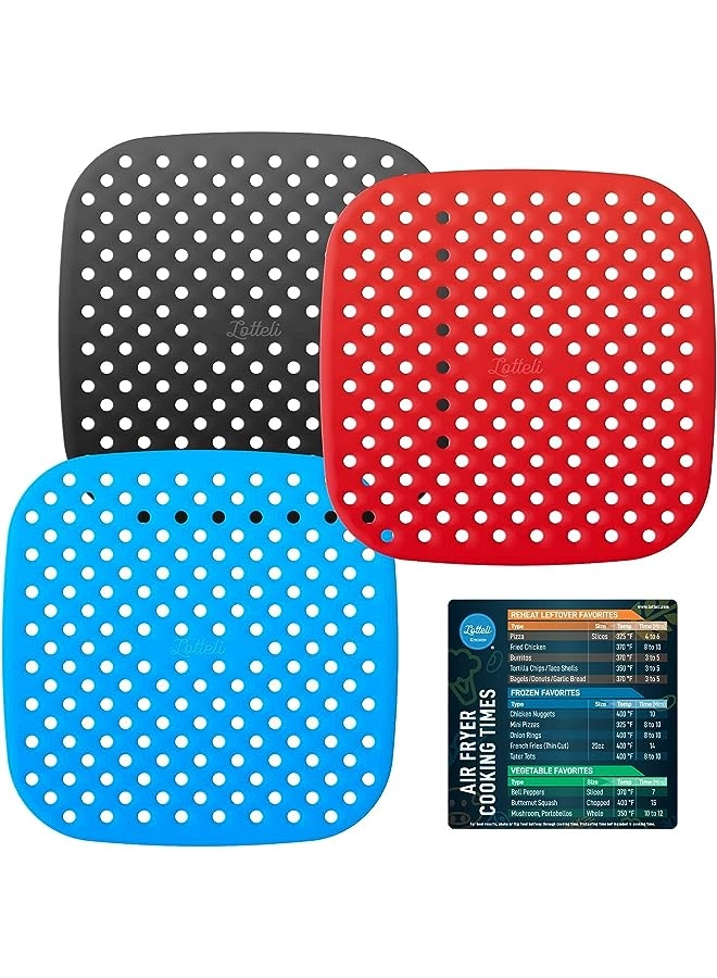 Raxoom Silicone Air Fryer Liners - Silicone 3 Pack