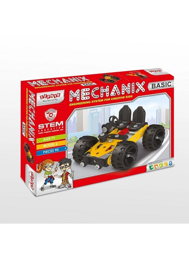 Mechanix Zephyr Retail Pvt Ltd Metal Basic Set - 90 pcs for ages 7+ Engineer