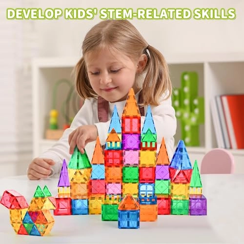 Magnetic Building Blocks - 64pcs