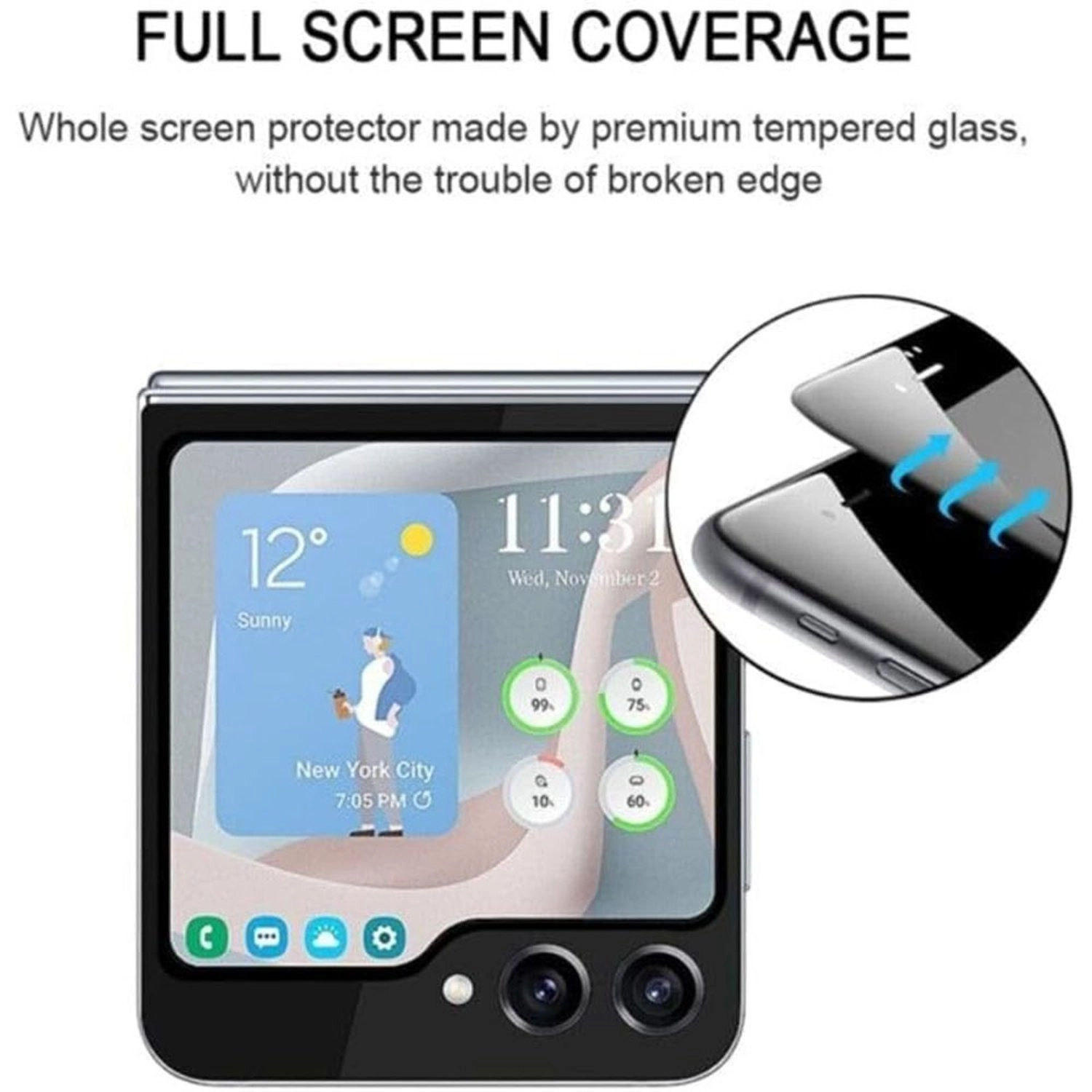 Screen Protector Samsung Galaxy Z Flip 6 - Precise Fit Crystal Clear