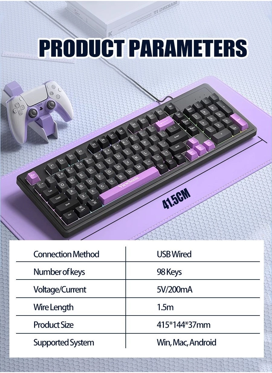 98 Keys Keyboard - EN Wired