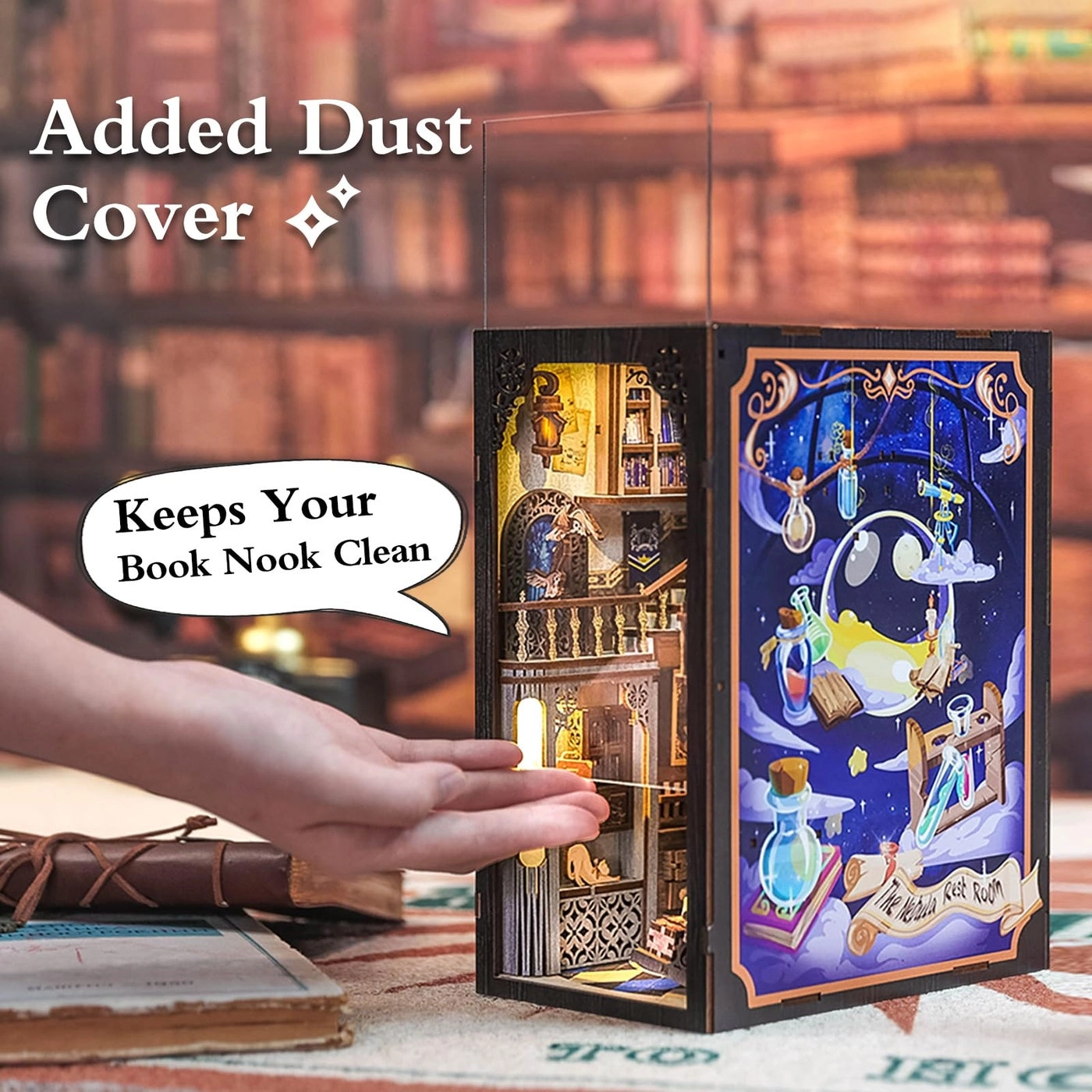 Book Nook Kit - DIY Miniature House 3D Wooden Puzzles