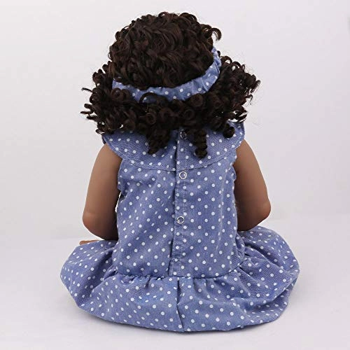 Reborn Baby Doll - 22 Inch Vinyl Brown Eyes