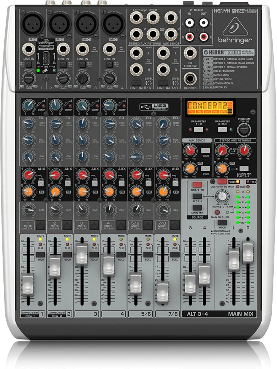 Behringer Q1204USB - 12 channels