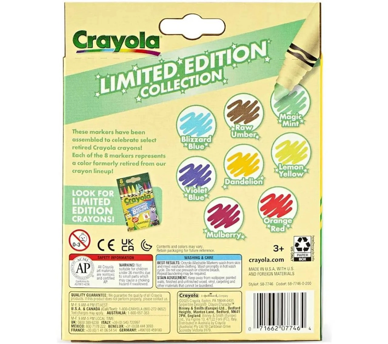 Broad Line Markers - Multi Colour conical tip