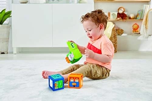 Colorful Animals Sensory Blocks - 6 months and up 3 pieces