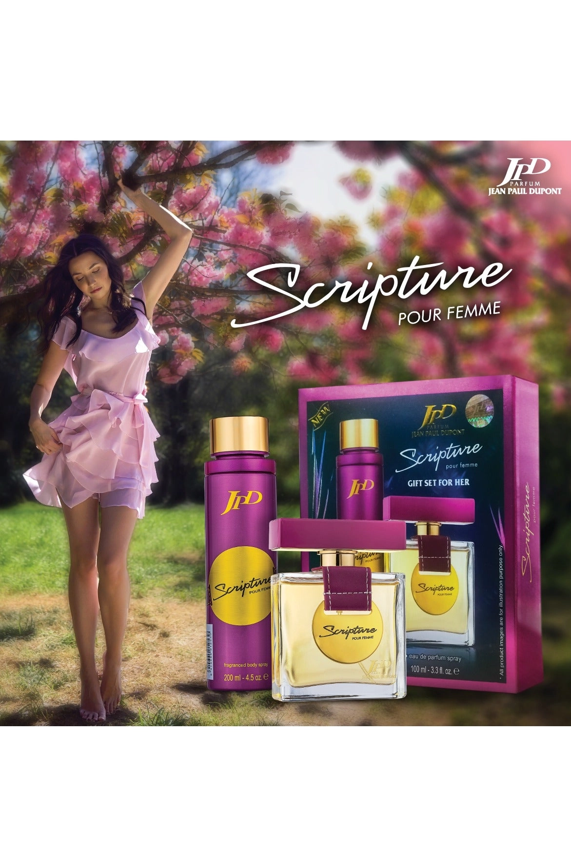 Scripture Pour Femme Eau de Parfum - 100ml + Body Spray - 200ml