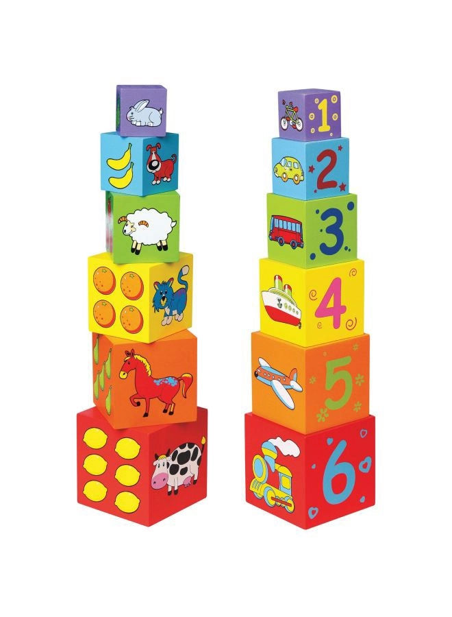 Nesting & Stacking Blocks - 6 pcs