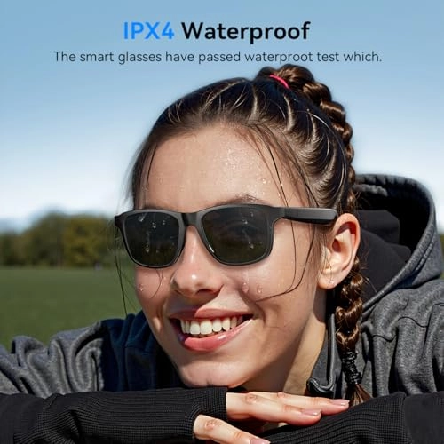 Simple - Open-Ear bluetooth UV400 Black-Lens