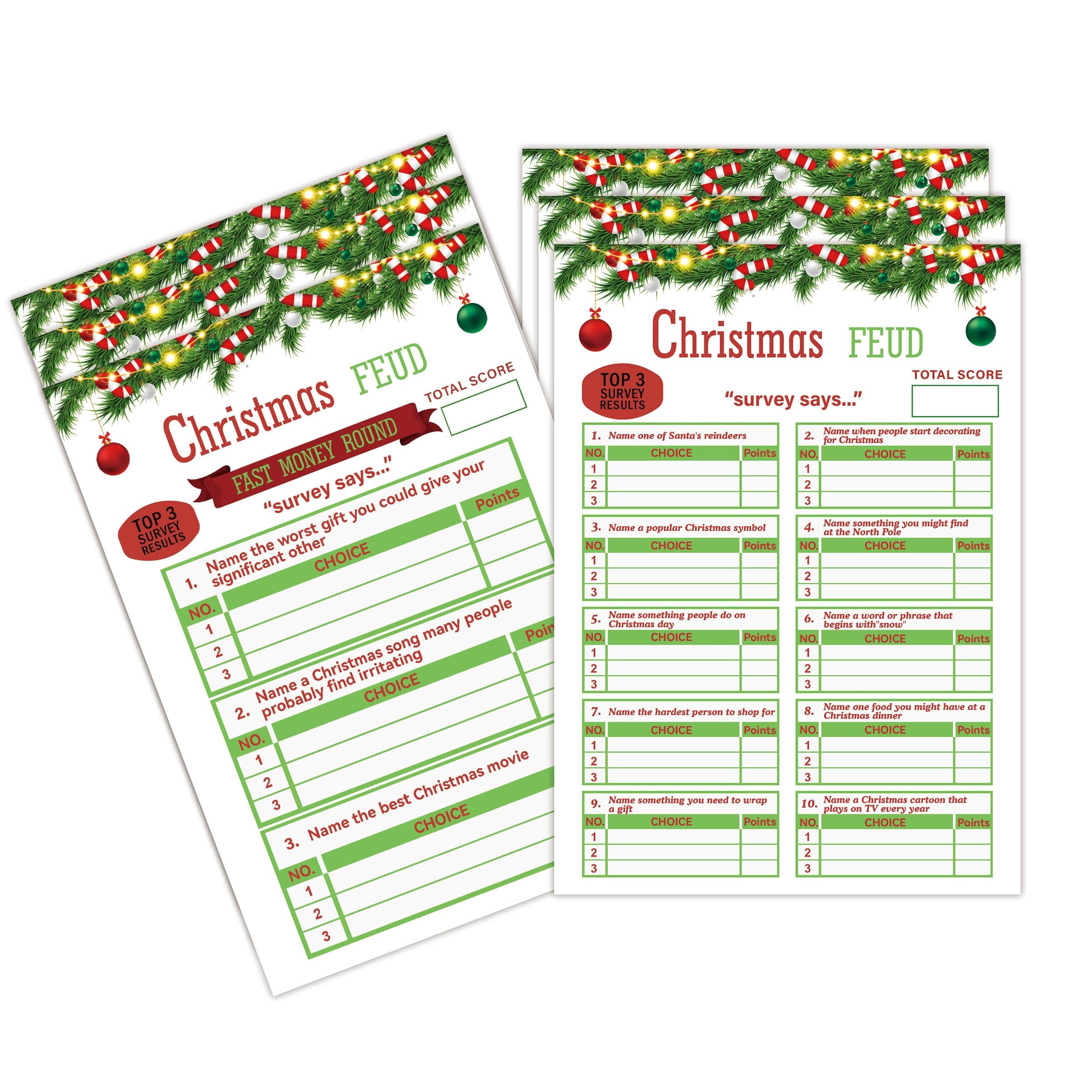 Christmas Feud Game - 15+