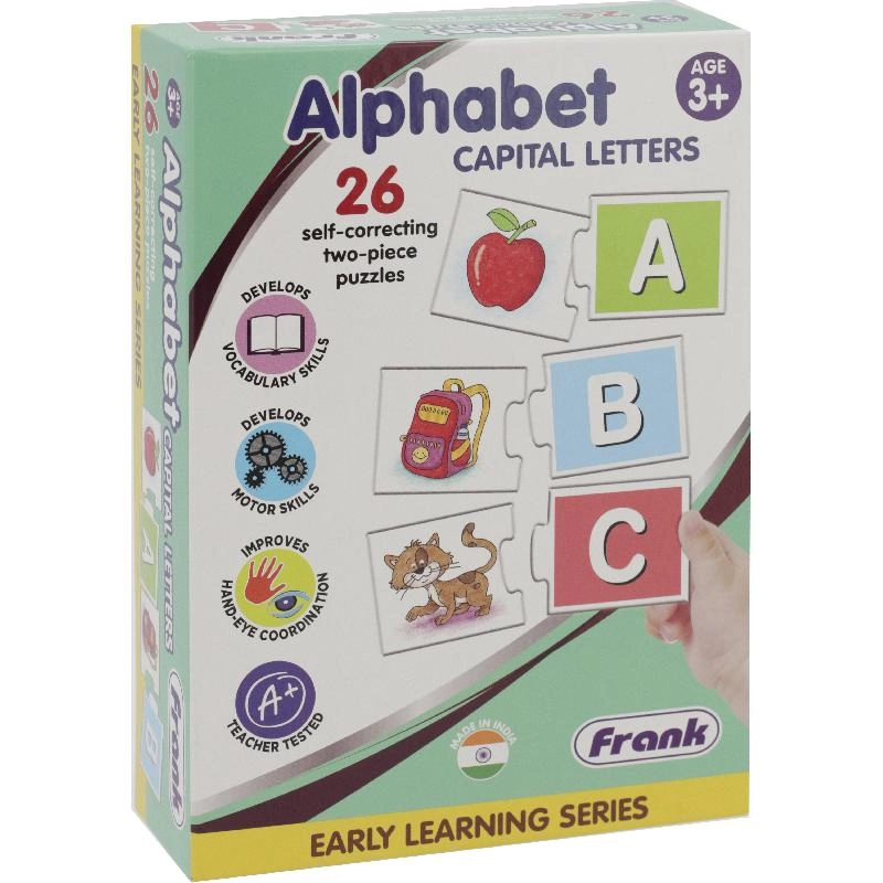 Frank Alphabet Capital Puzzle (10301) - 52 pcs